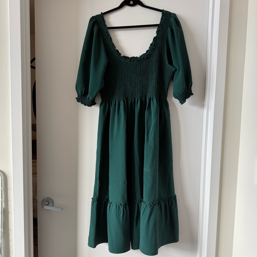 Hill House Louisa Nap Dress - Botanical Garden Crepe